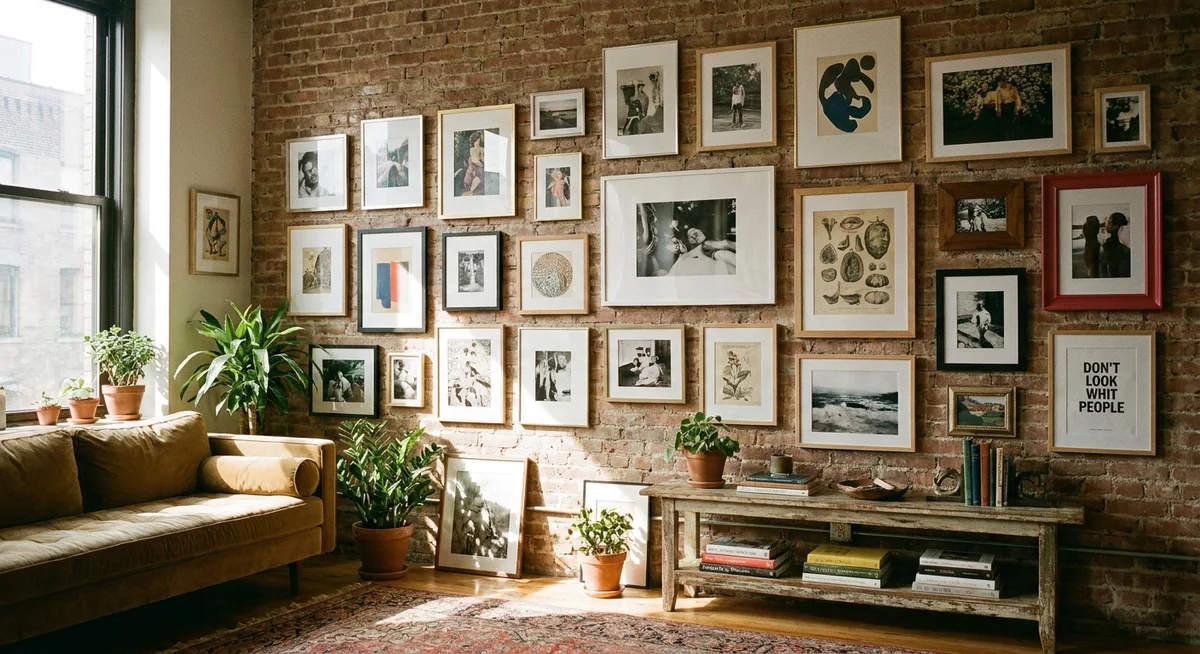 Eclectic gallery wall inspiration