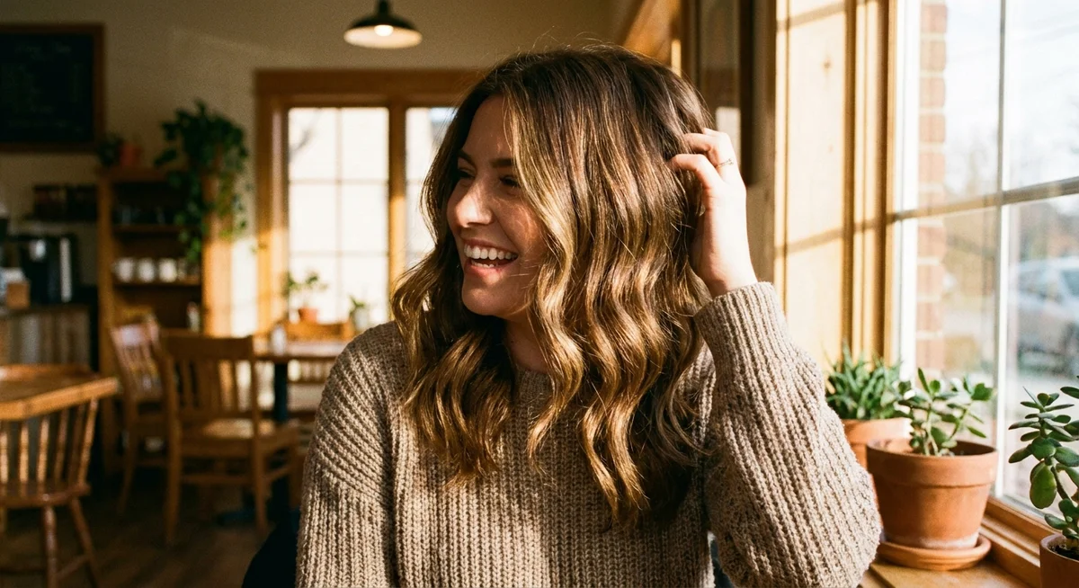 Soft brunette balayage