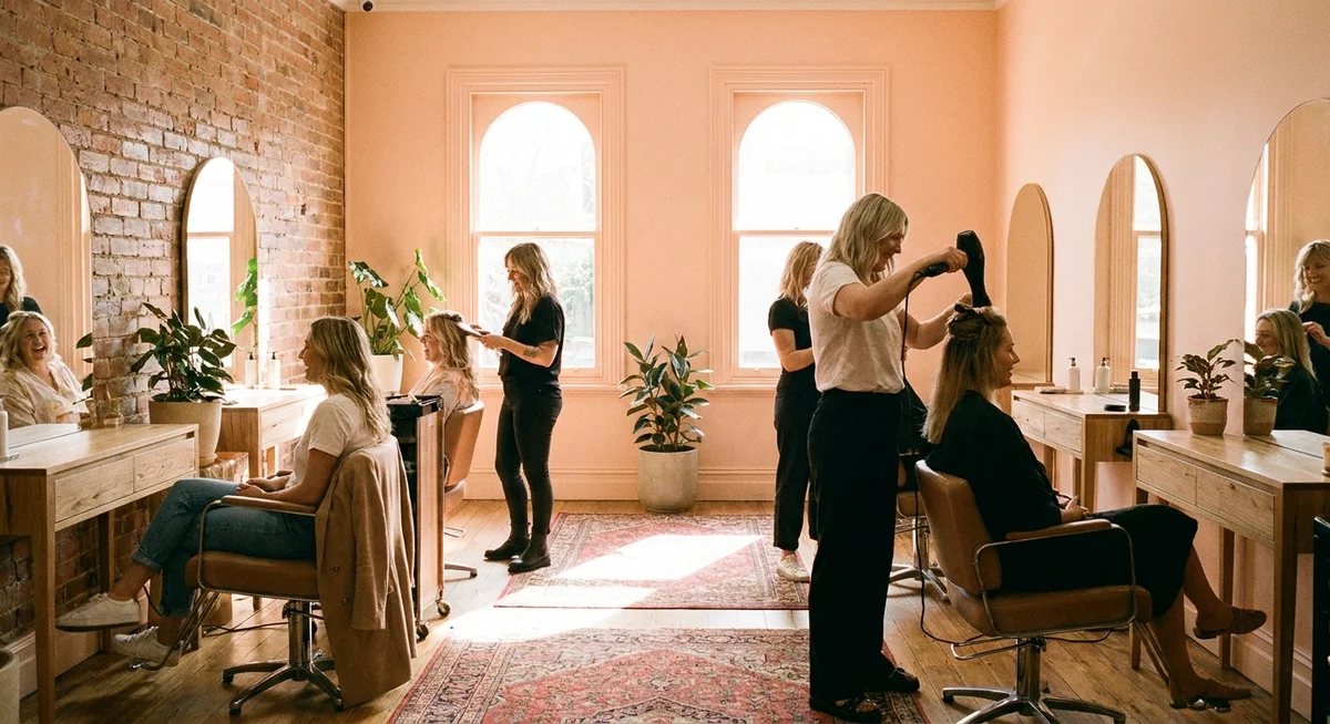 Elegant Luma Hair Studio salon interior