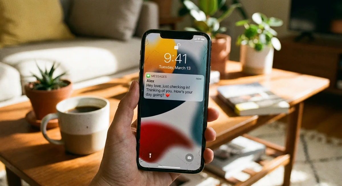 Phone notification preview from a companion