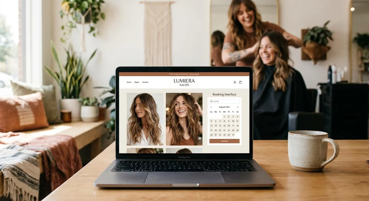 Salon demo site