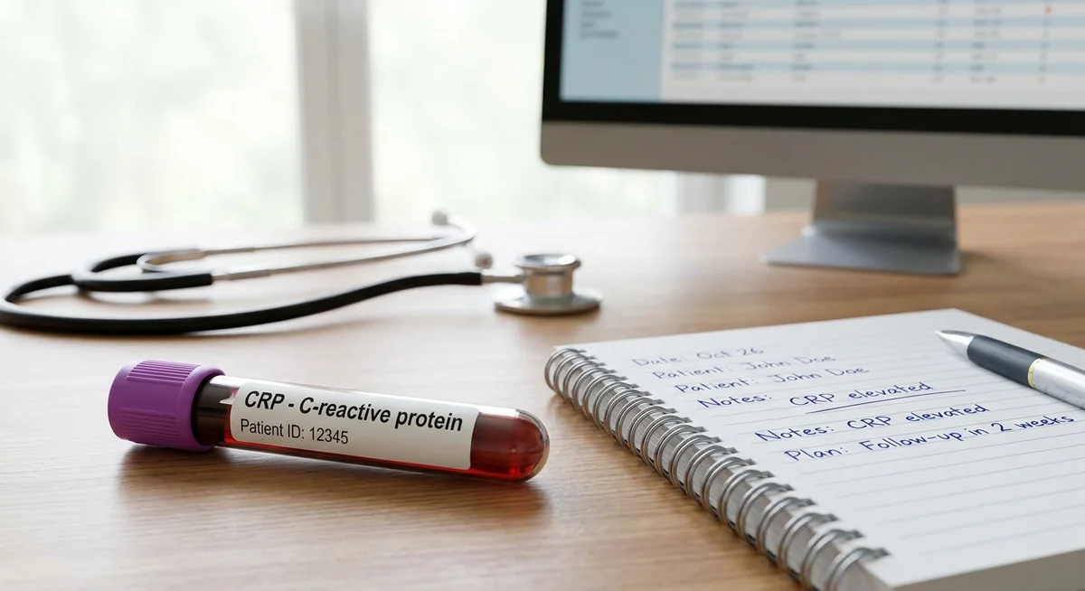 C-reactive protein blood test used to measure inflammation levels