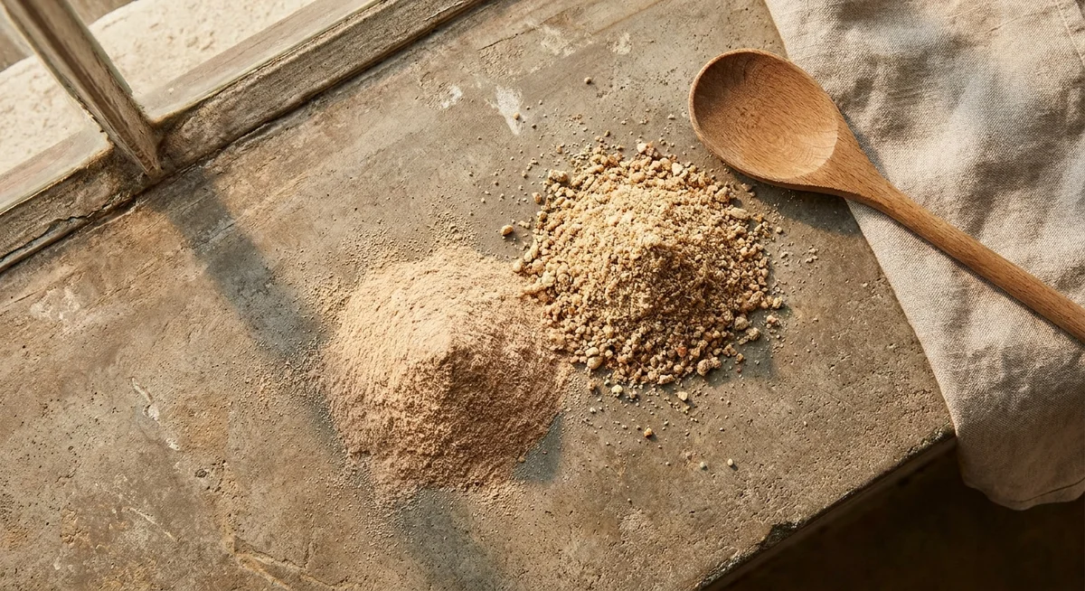 Whey isolate and concentrate powders compared side by side