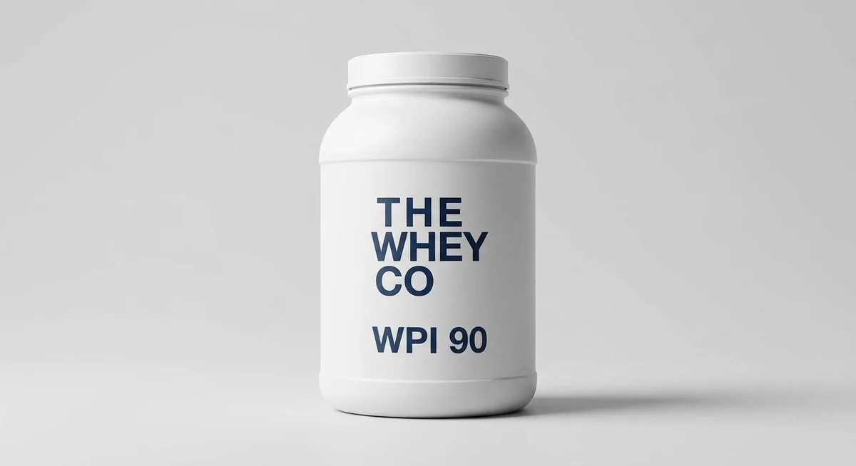 The Whey Co WPI 90 whey protein isolate tub
