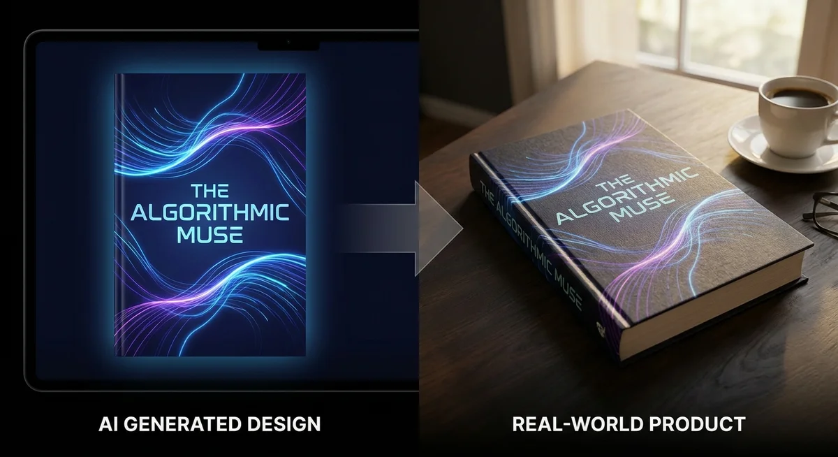 AI design becoming a photorealistic 3D mockup