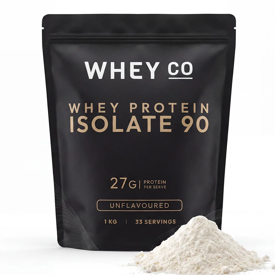 Whey Protein Isolate 90 Unflavoured 1kg pouch