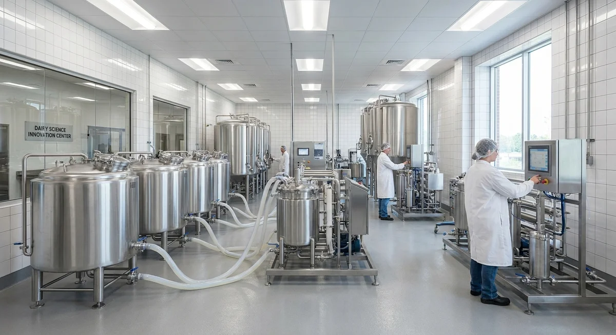 Whey filtration process in a modern dairy facility