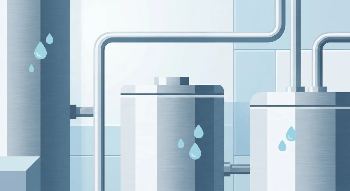 Industrial whey protein filtration equipment in a processing facility