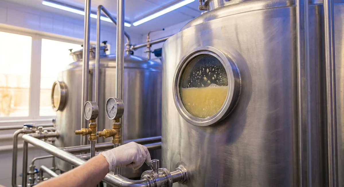Industrial whey filtration equipment showing the protein refinement process